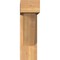 Ekena Millwork Traditional Block Smooth Bracket w/ Offset Brace, Western Red Cedar, 5 1/2"W x 18"D x 18"H BKT0604X18X18TRA05SWR - alternate 4
